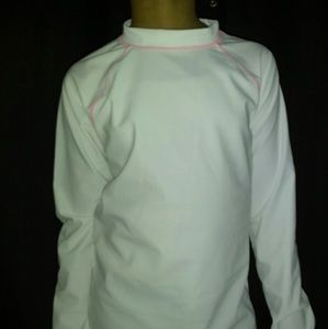 NWT Circo White Long Sleeve Rash Guard Shirt/Top